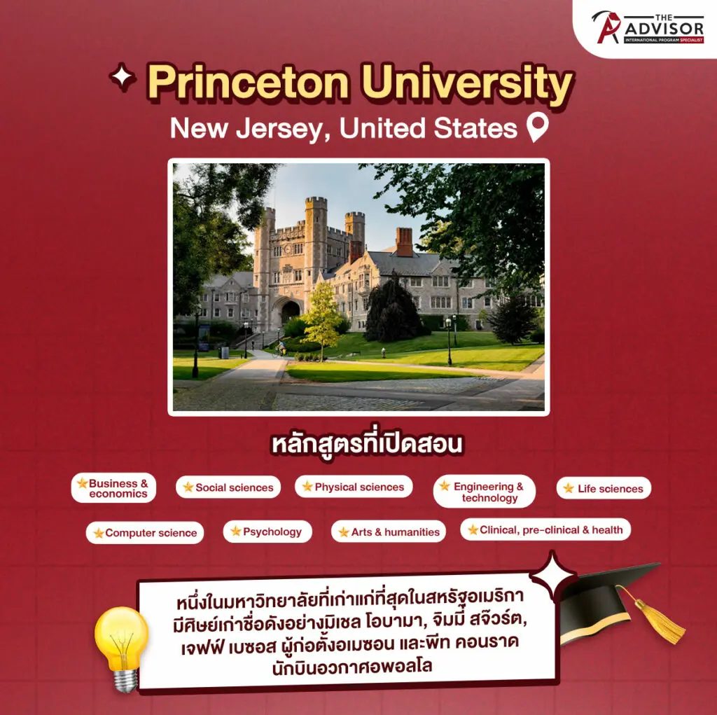 Princeton University campus with historic buildings and green spaces, capturing the charm of a prestigious American college.